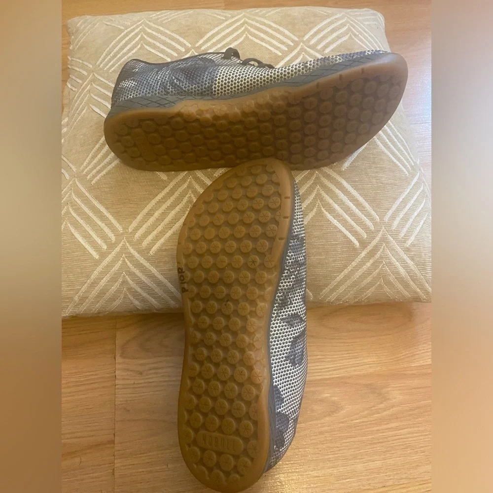 NOBULL UNISEX SNEAKERS Green CAMO SIZE Mens 6 OR Women’s 6.5 LACEUP Trainers - Picture 7 of 9